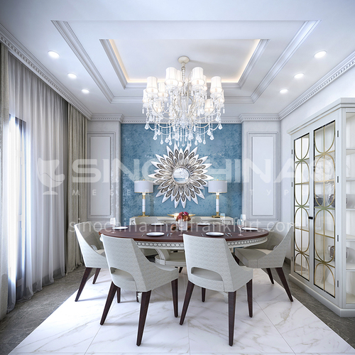 Villa Design-Arabian classic luxury villa design VAS1032